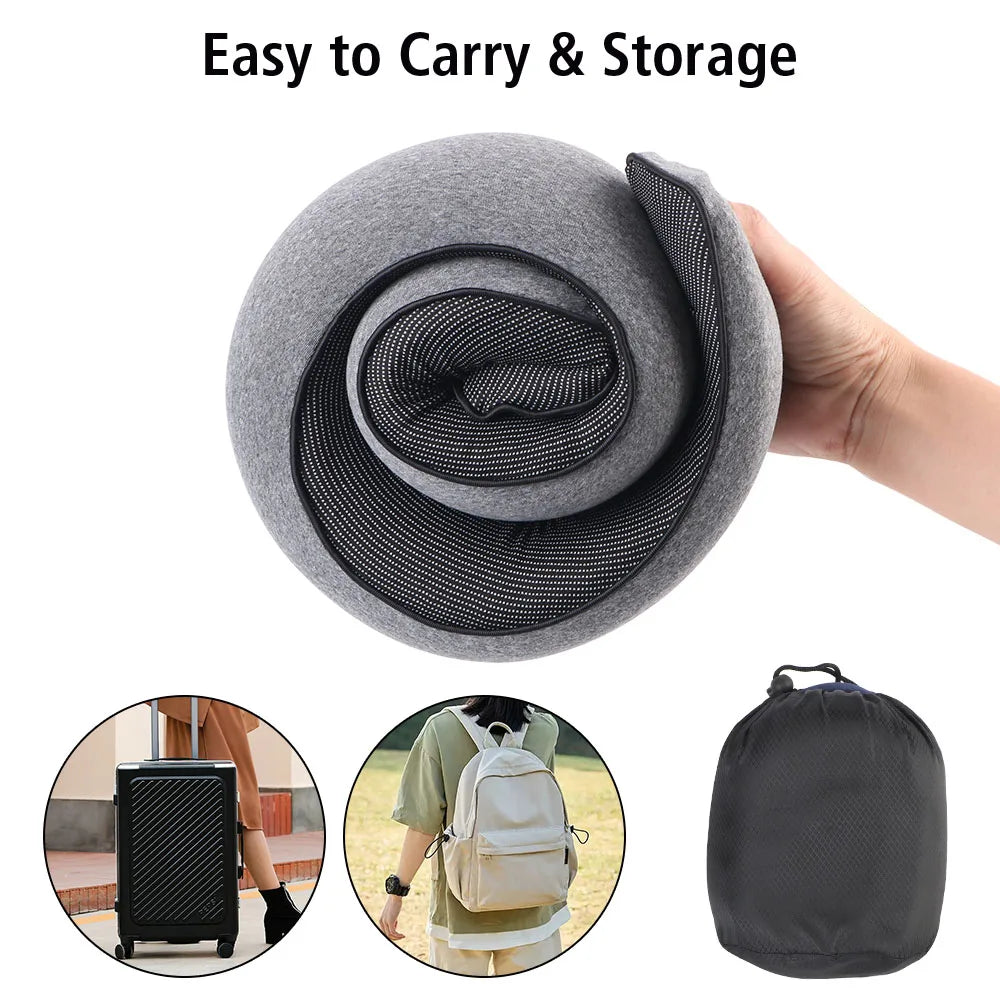 Premium Travel memory foam pillow