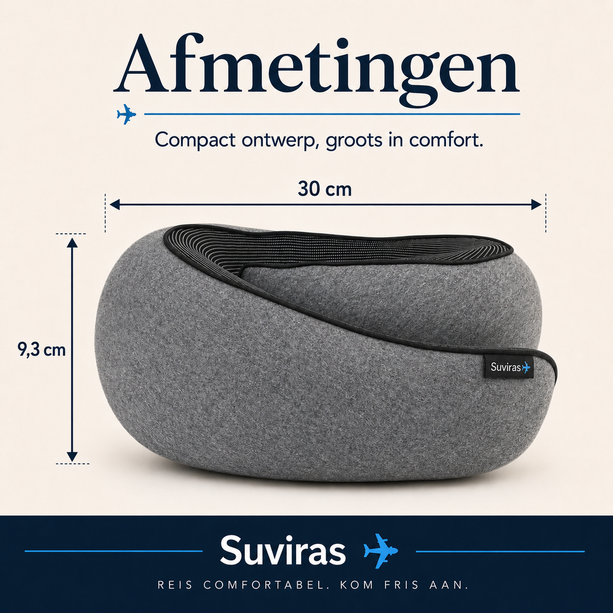Premium memory foam reiskussen