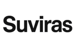 Suviras in text with transparant background