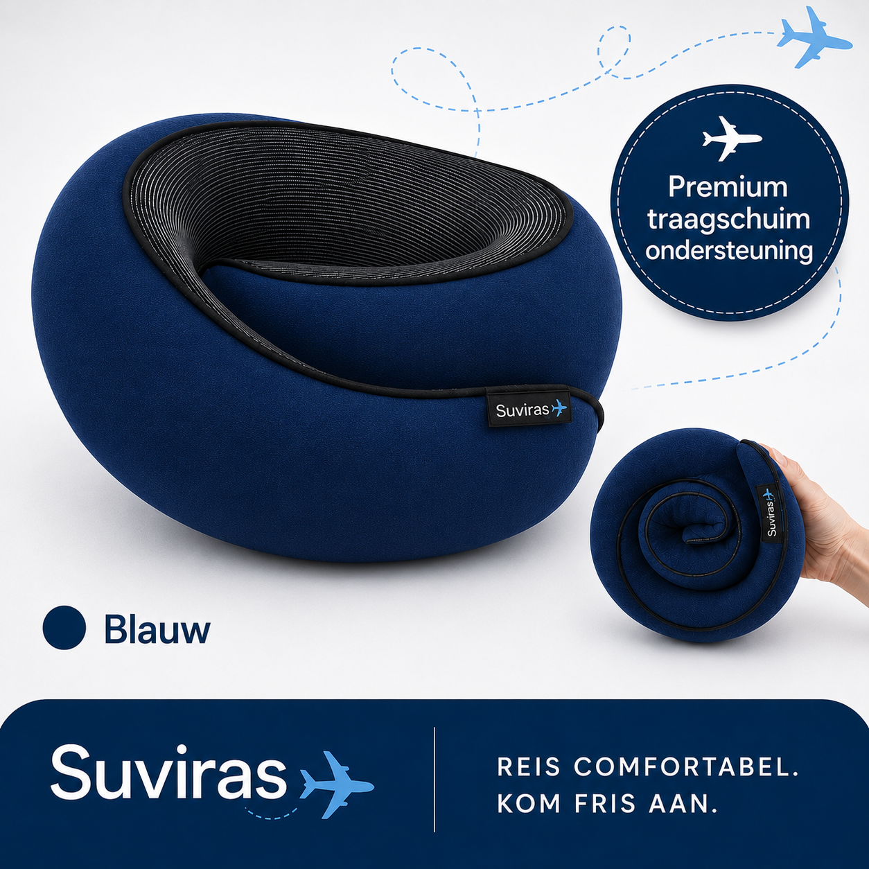 Premium memory foam reiskussen