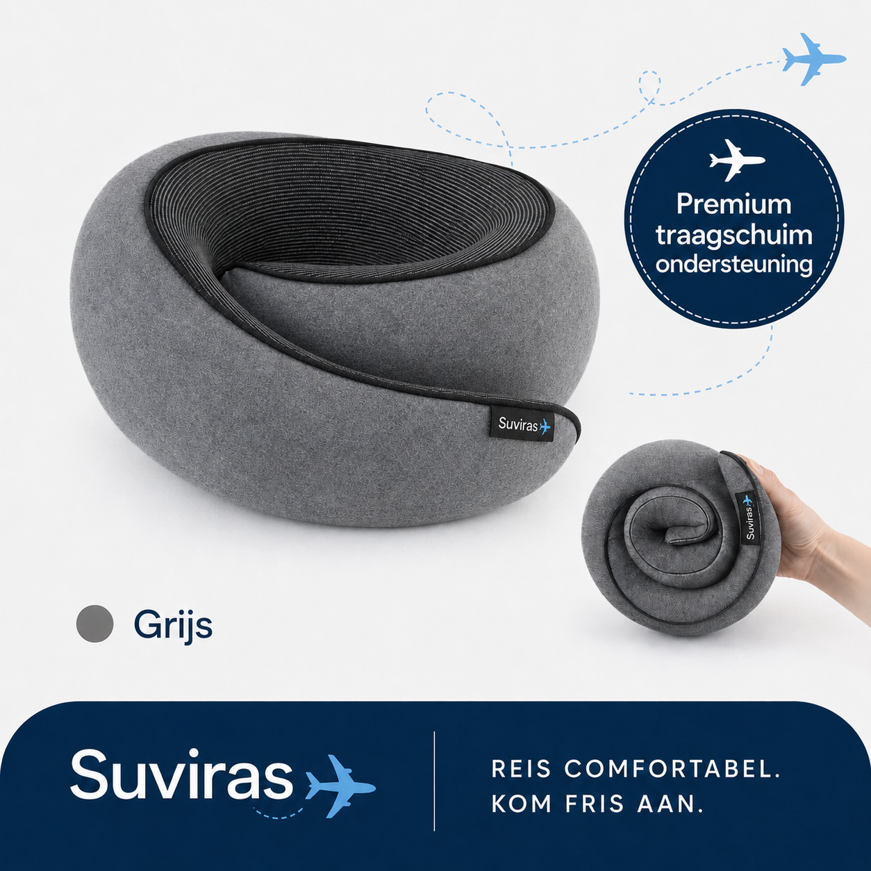 Premium memory foam reiskussen