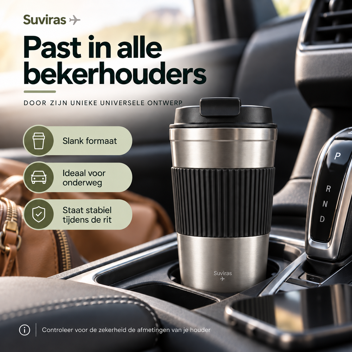 Reisbeker 380 ML | BPA vrij | Suviras
