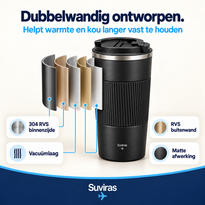 Reisbeker 380 ML | BPA vrij | Suviras
