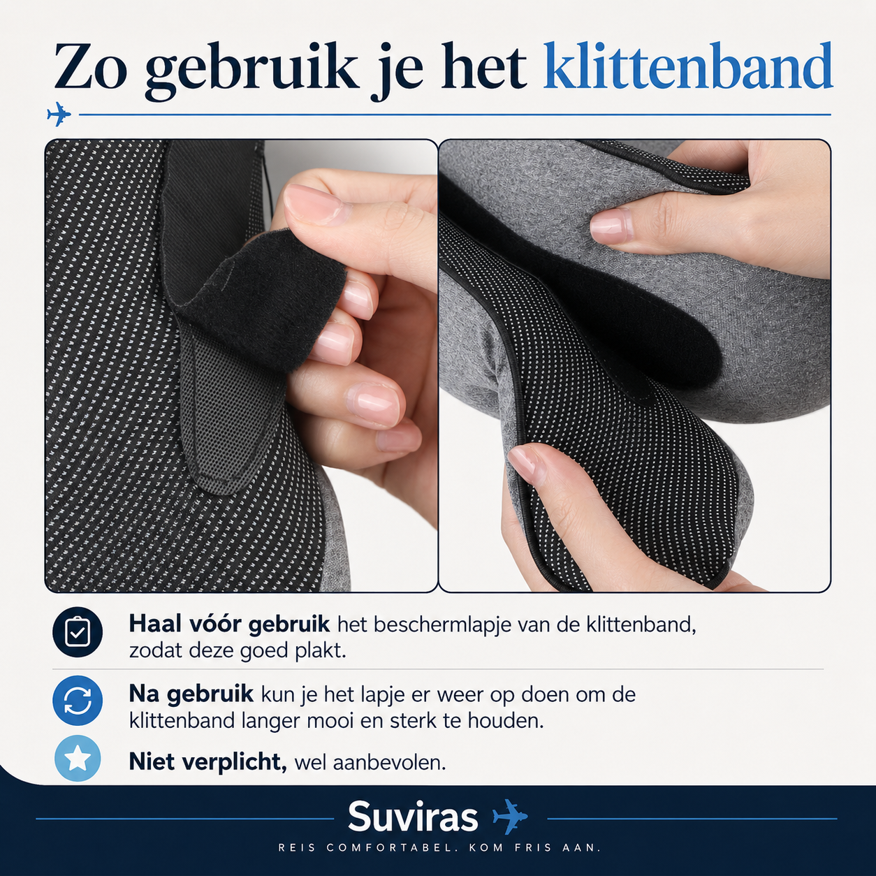 Premium memory foam reiskussen