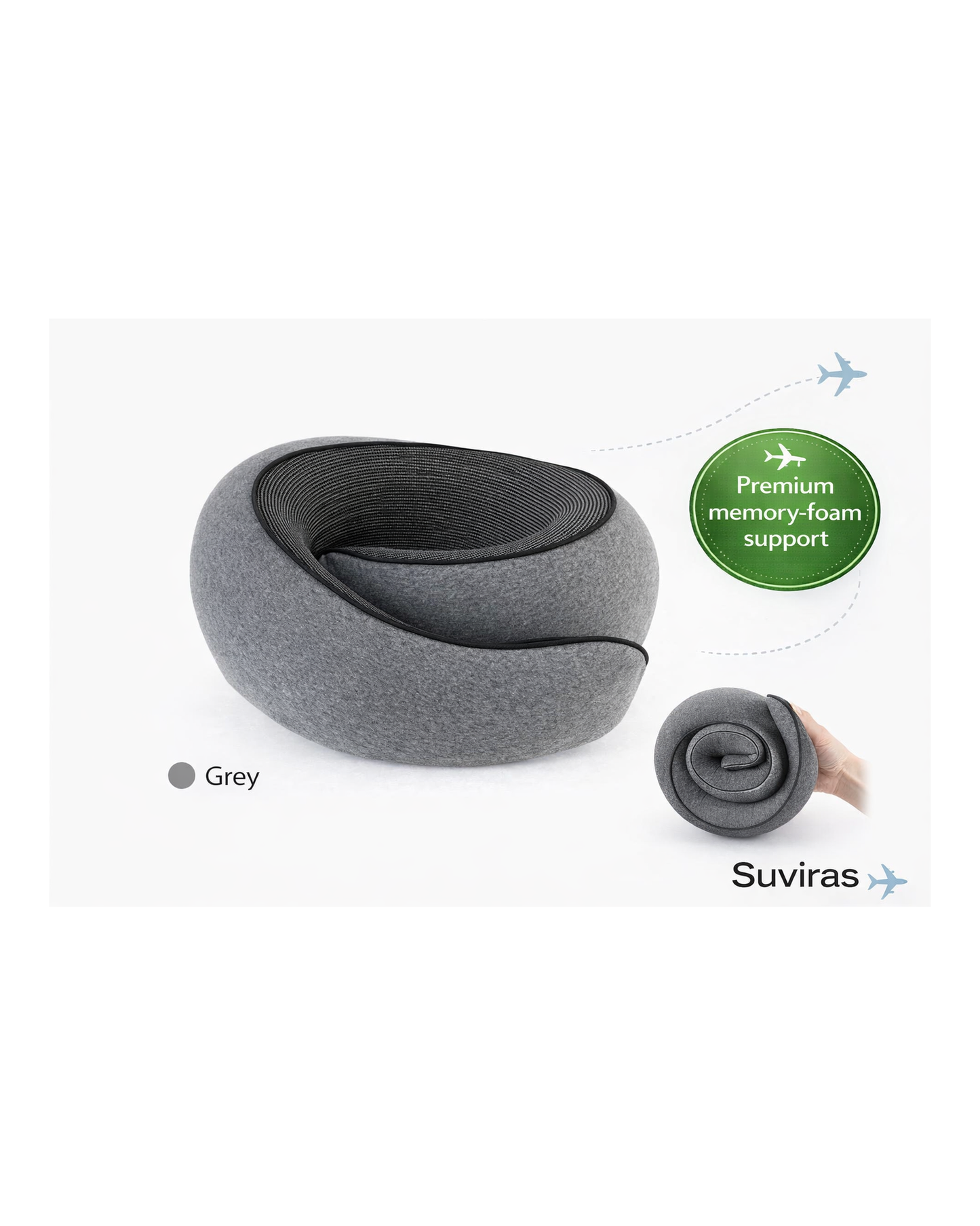 Premium Travel memory foam pillow